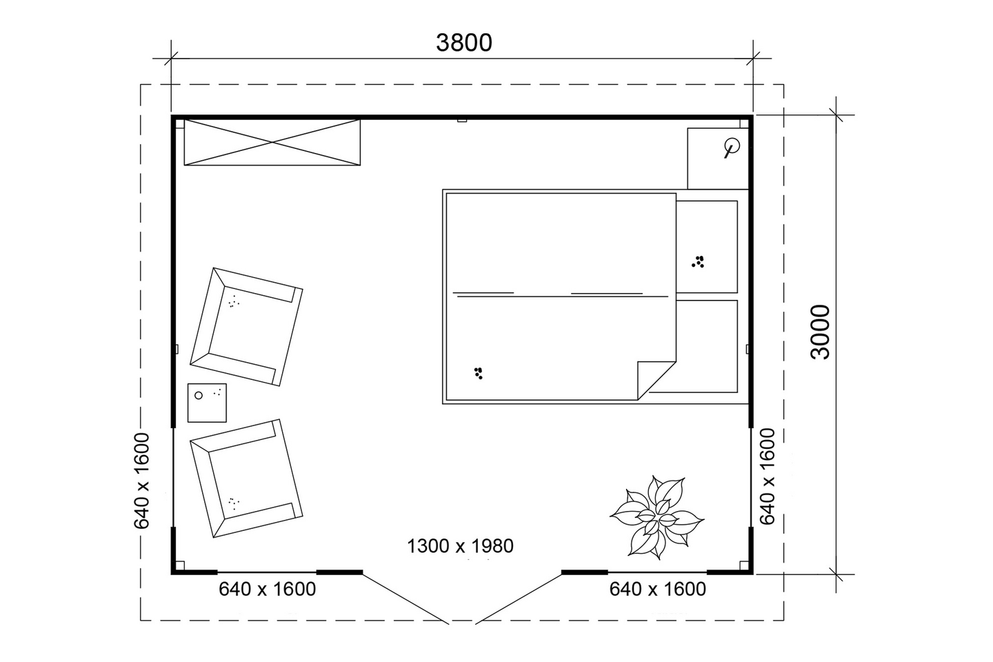 Pihatalo Cello Sundsvall 11,4m²