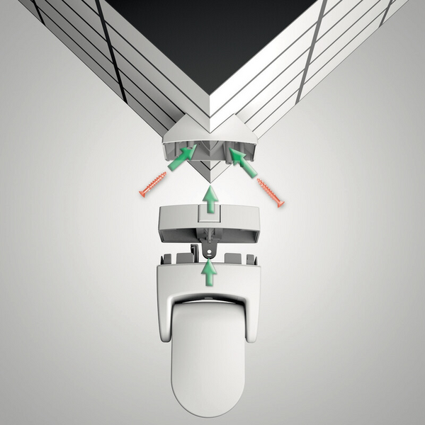 Liiketunnistin Schneider Electric Argus 360D 10A IP55 pseka valkoinen