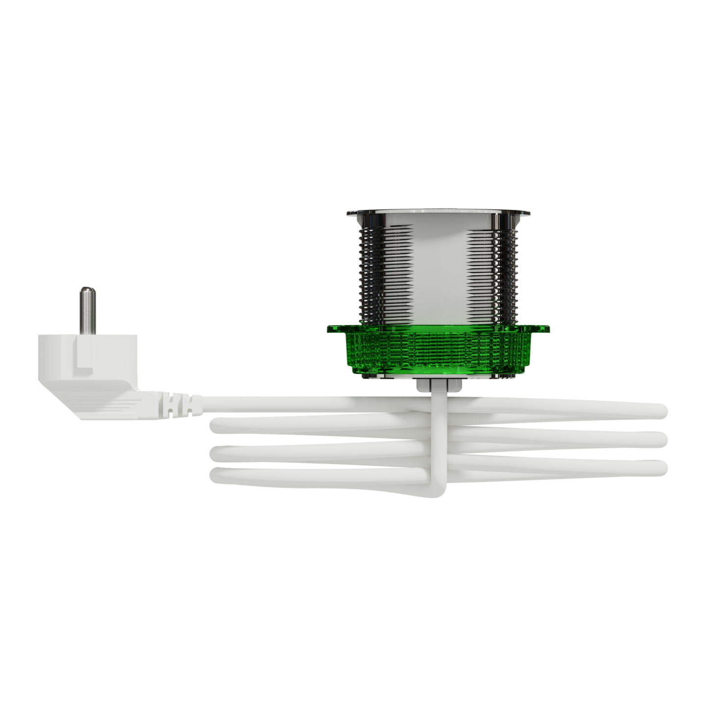 Pistorasiapaneeli Schneider Electric Unica System+ XS Schuko valkoinen