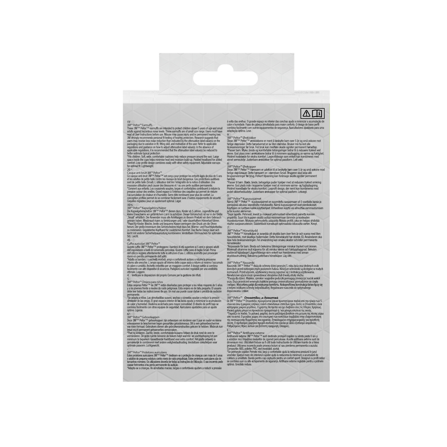 HÖRSELKÅPA peltor KID NEONGRÖN, H510AKGC1 282068