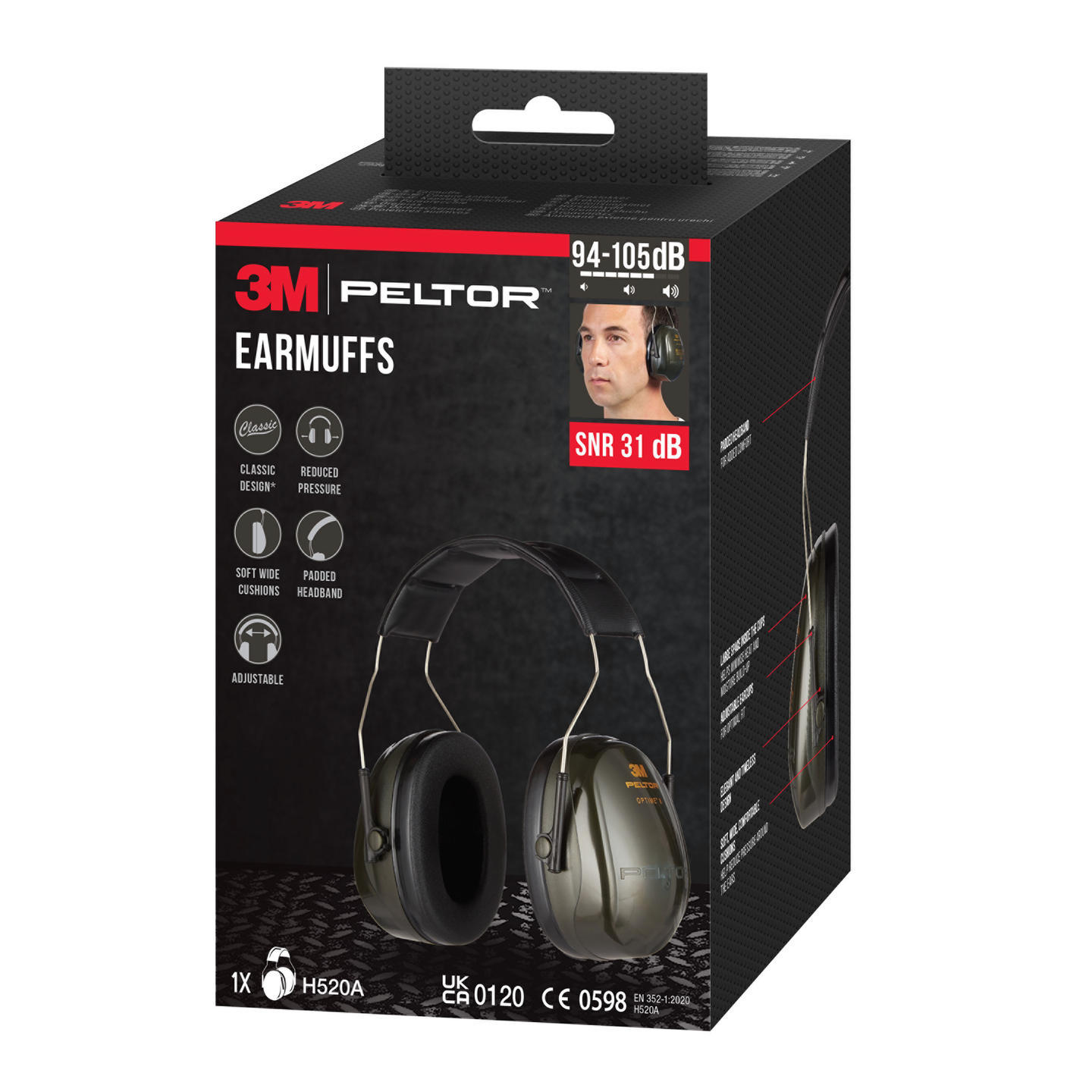 3M PELTOR OPTIME II HÖRSELKÅPO