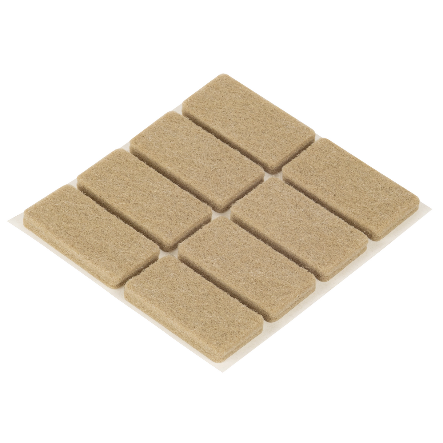 Huopatarra BIGDUO 40x20mm beige 8kpl