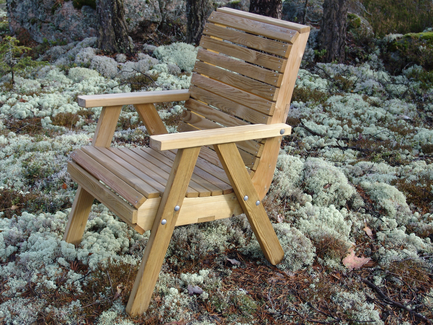 Tuoli Tammiston Puu Elli kestopuu vihreä