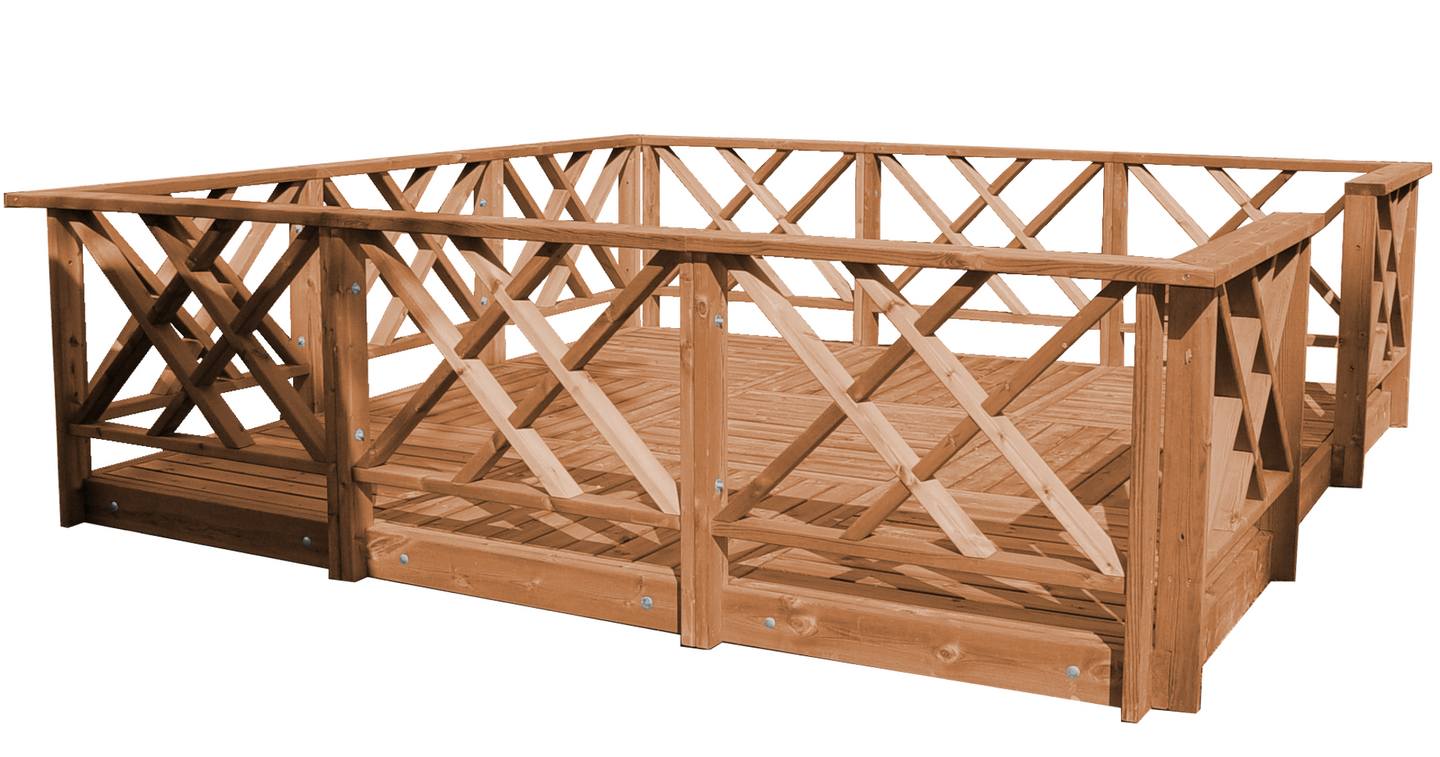 Tuplaristikko aitakehykseen Tammiston Puu t40r