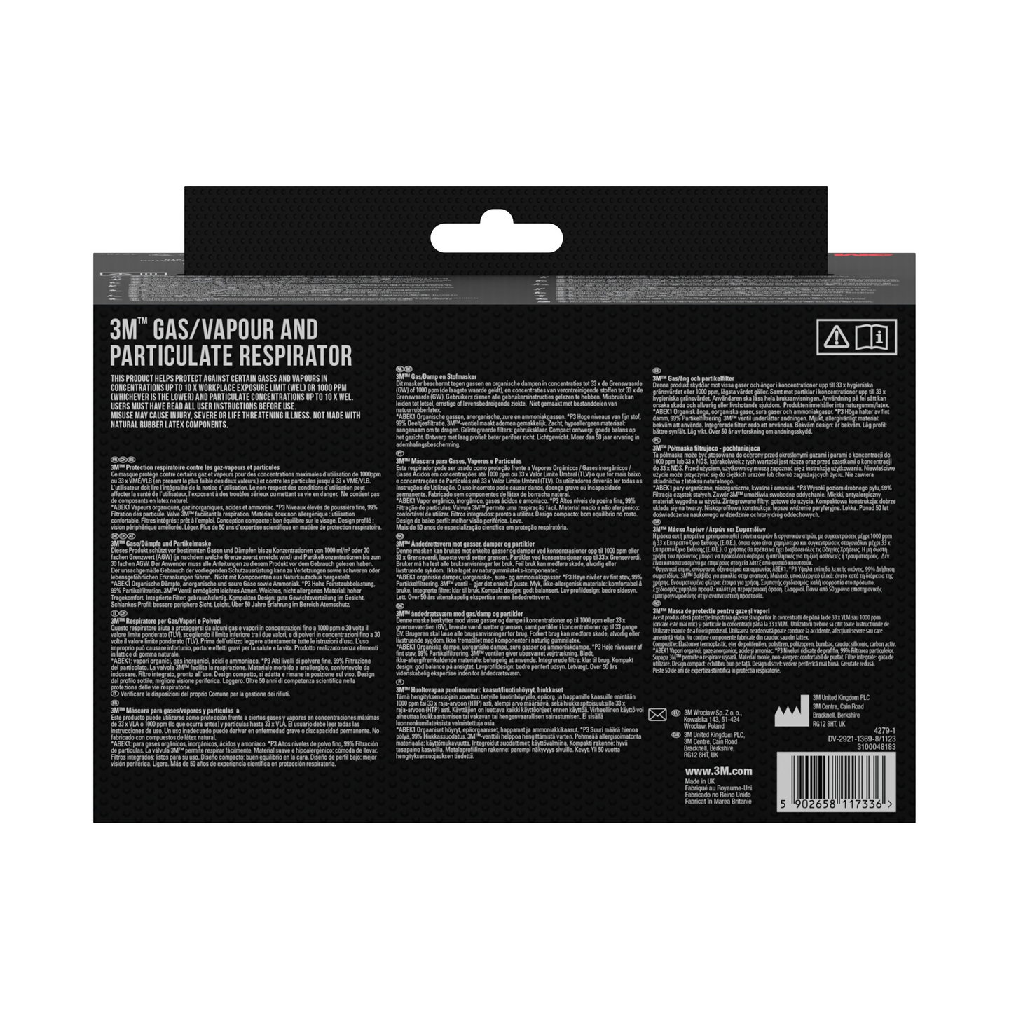 HALVMASK 3M 4255+ FFA2P3R D