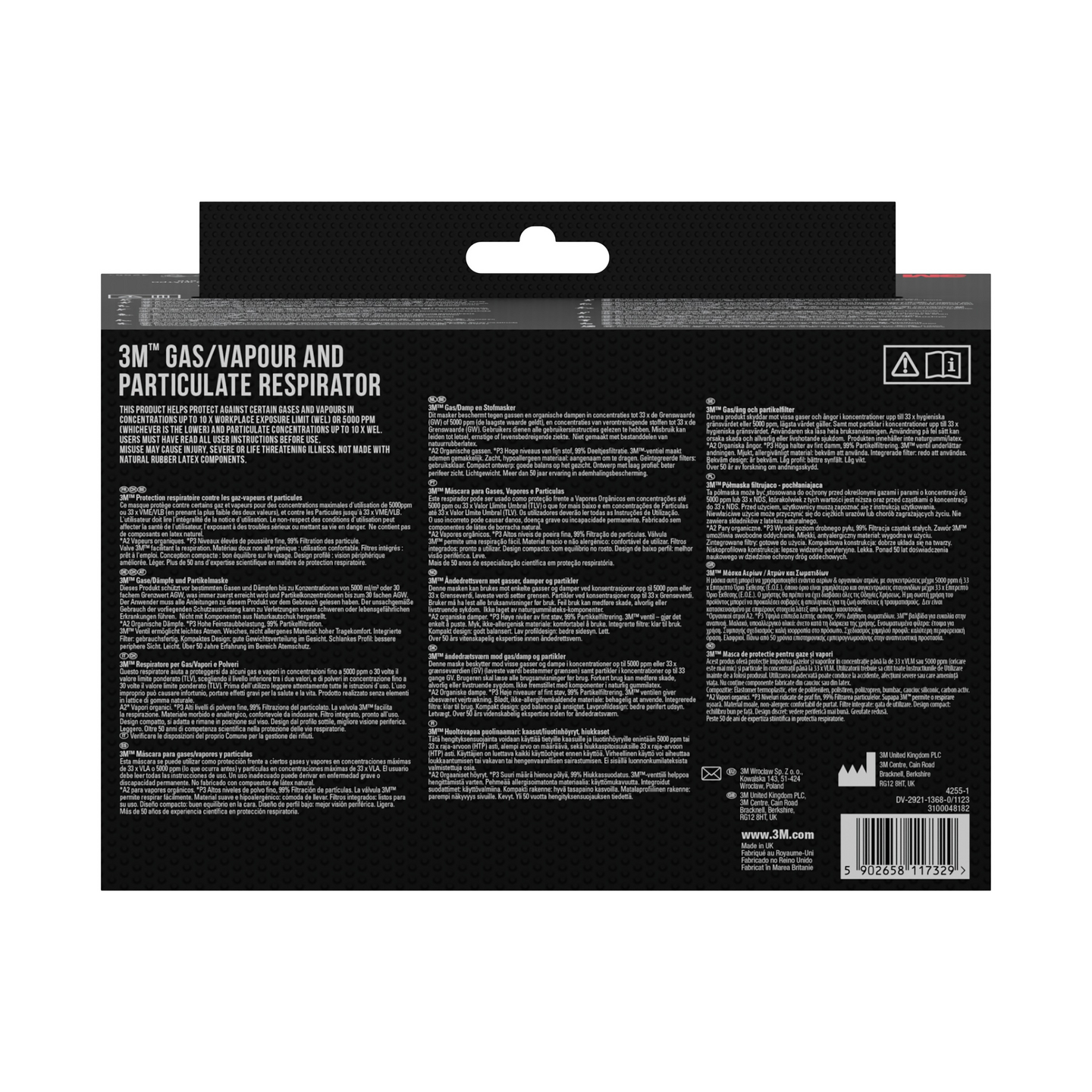 HALVMASK 3M 4251+ FFA1P2R D