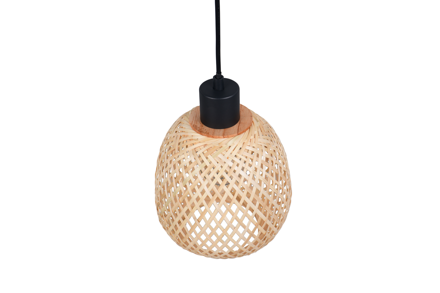 Riippuvalaisin TRIO Amelie E27 luonnollinen väri/bambu