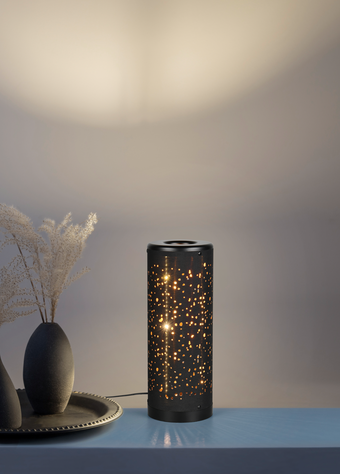 Pöytävalaisin TRIO Taco led 4W 380lm musta/kulta