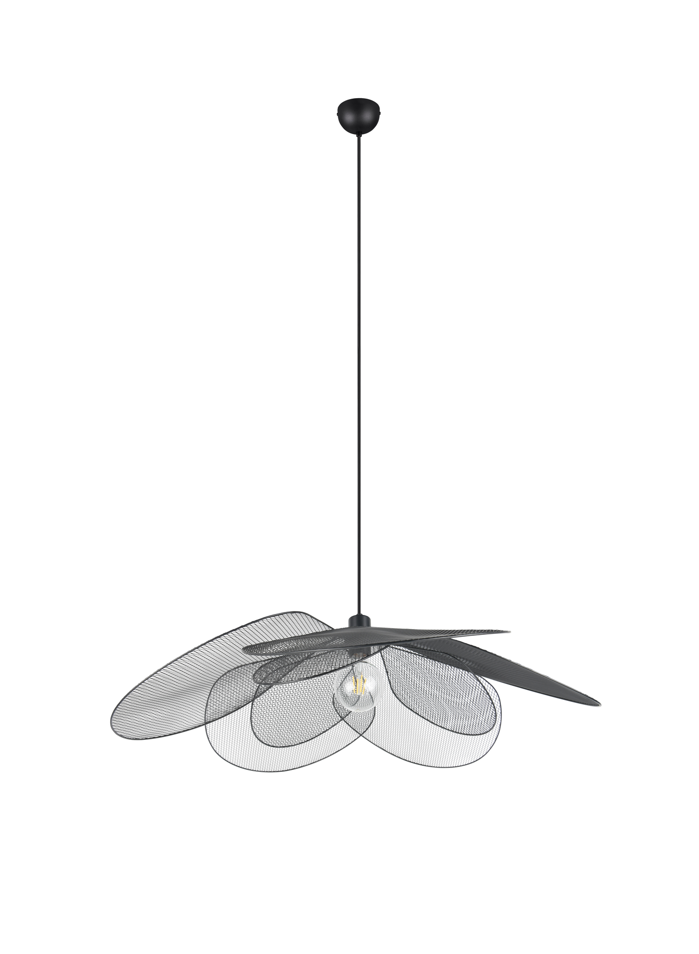 Riippuvalaisin TRIO Fleure E27 mattamusta