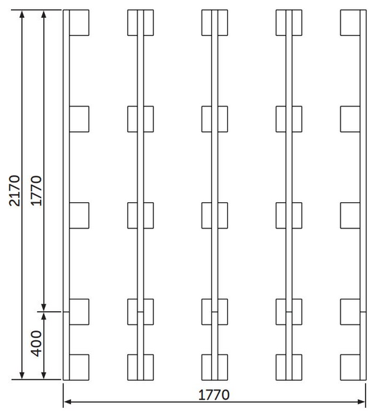 Leikkimökki Luoman Lillevilla 6 Kultarinta 3,3m²