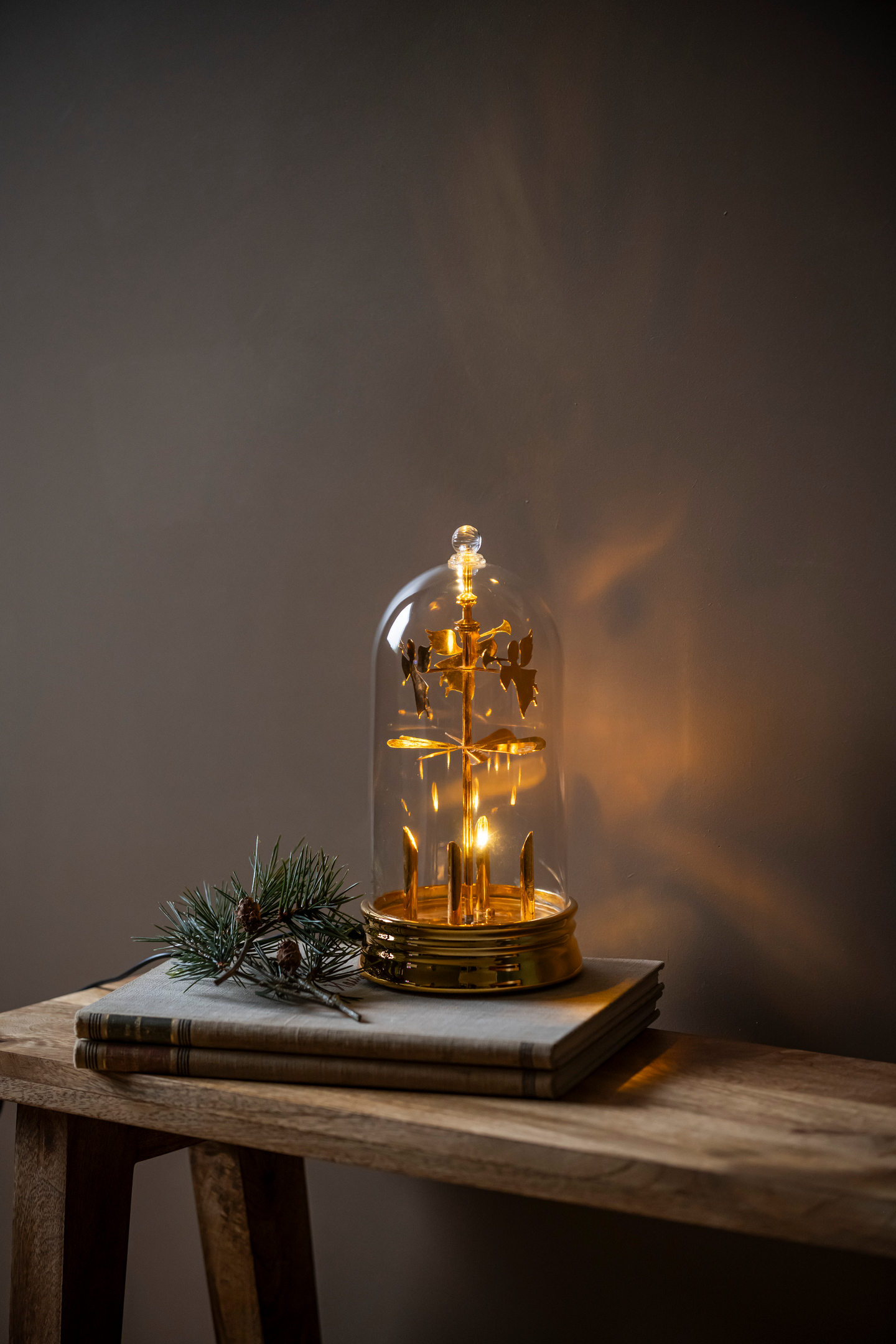 Led enkelikellot Konstsmide 4 led kulta