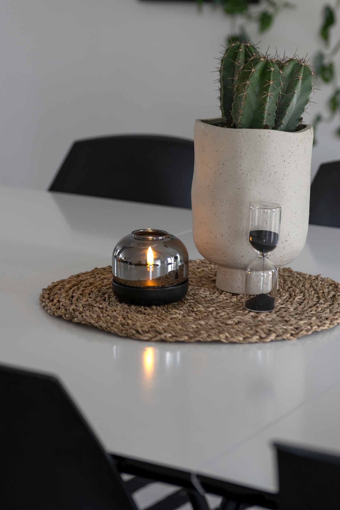 Led-lasilyhty Konstsmide 7,5x8,5cm musta