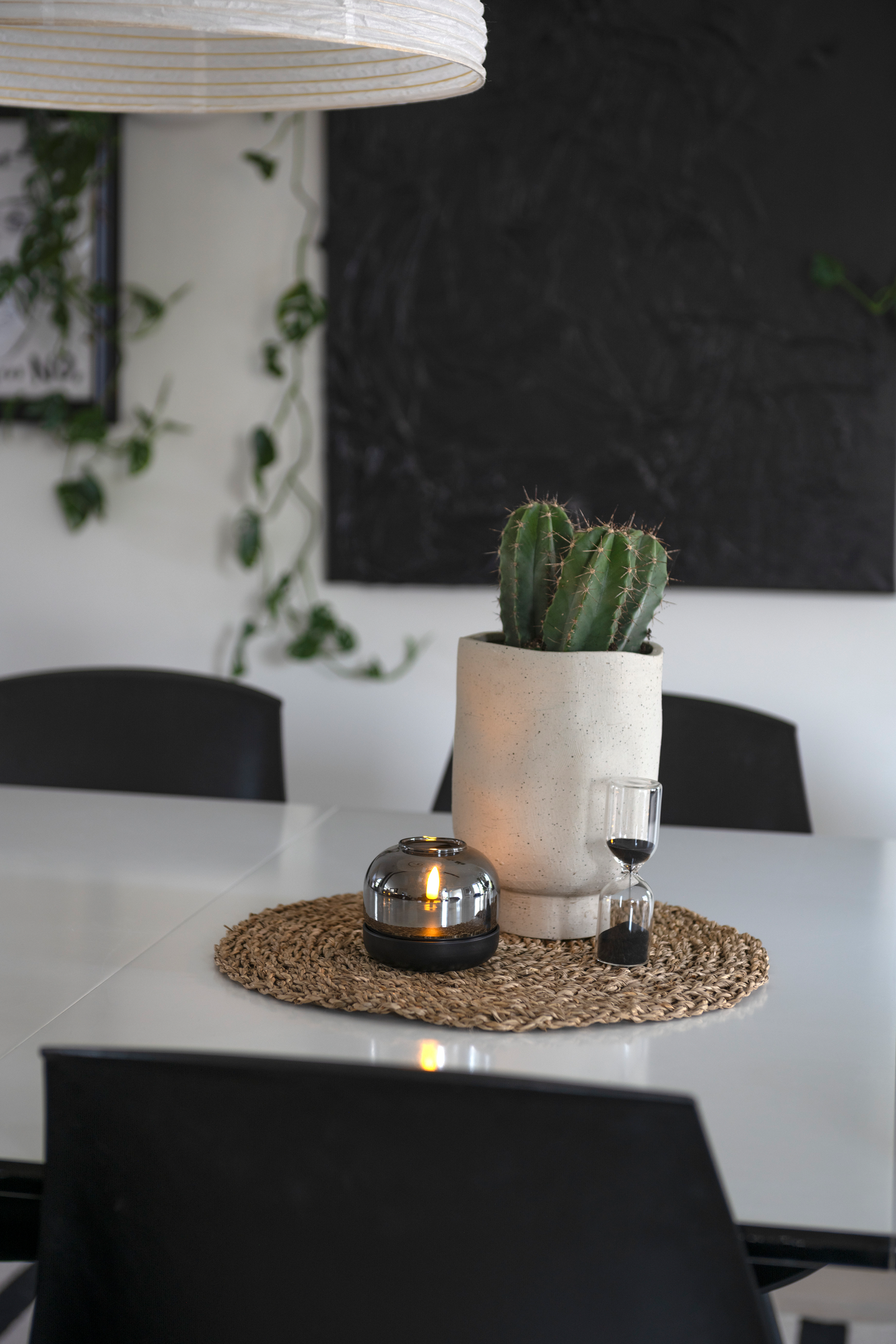 Led-lasilyhty Konstsmide 7,5x8,5cm musta