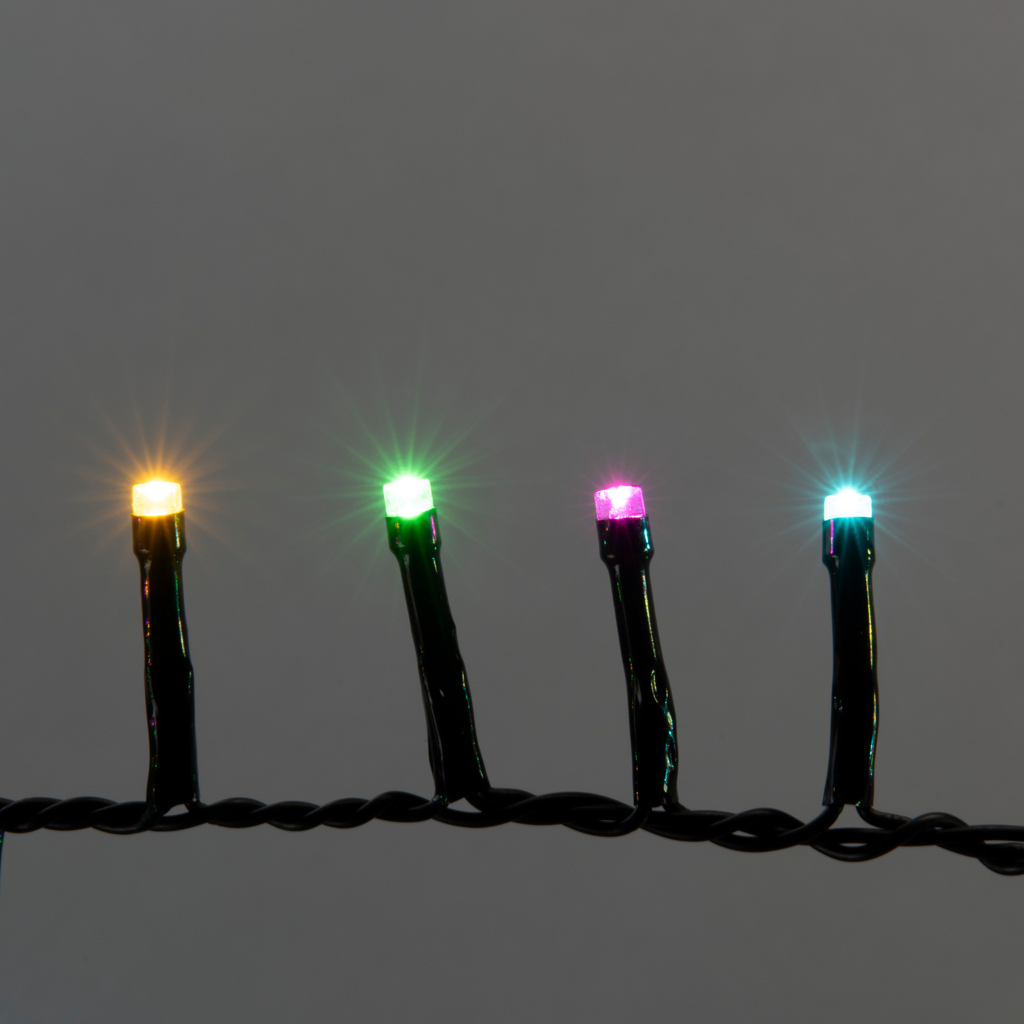 Valosarja Konstsmide Mini Cluster 400 led pastellinväri IP44