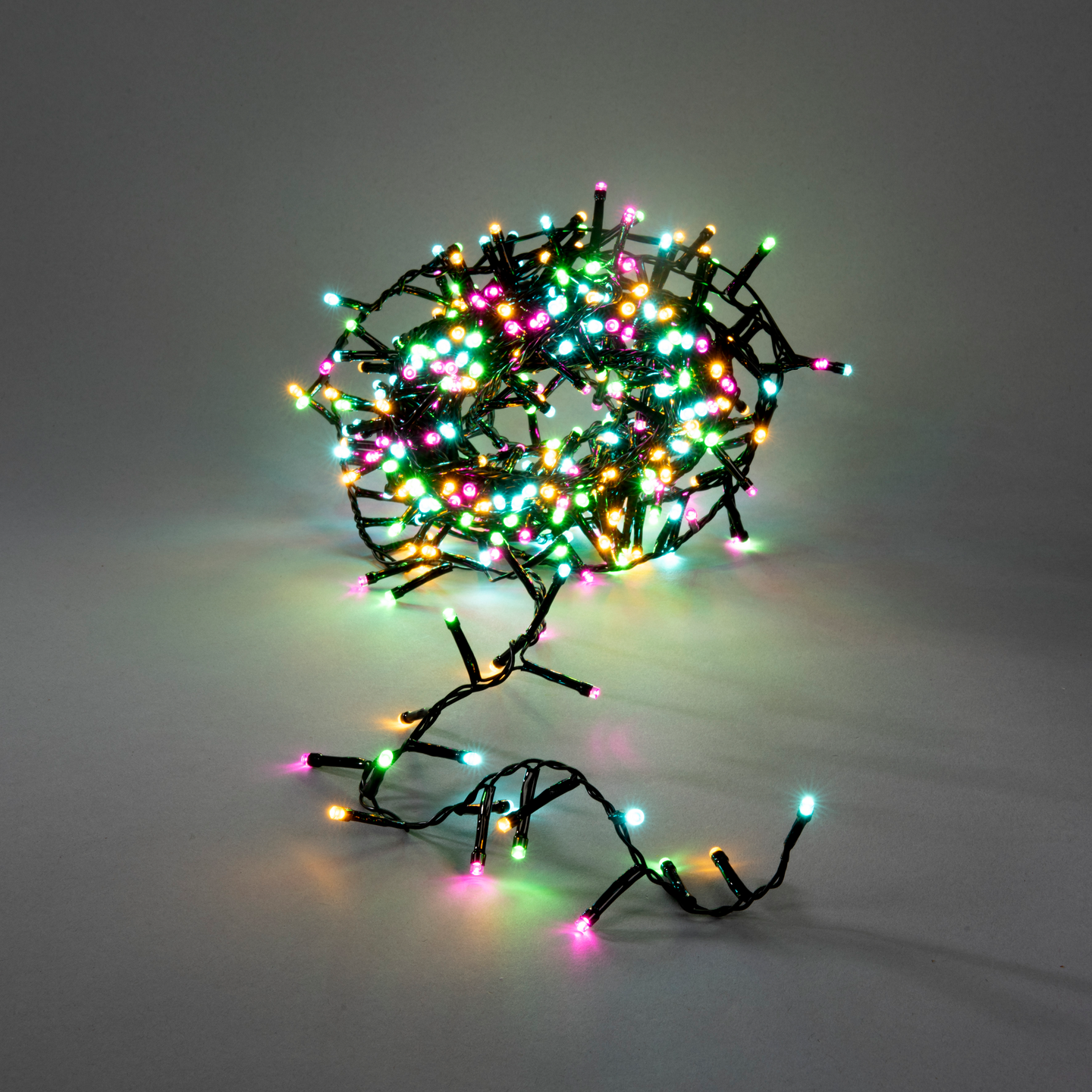 Valosarja Konstsmide Mini Cluster 600 led pastellinväri IP44