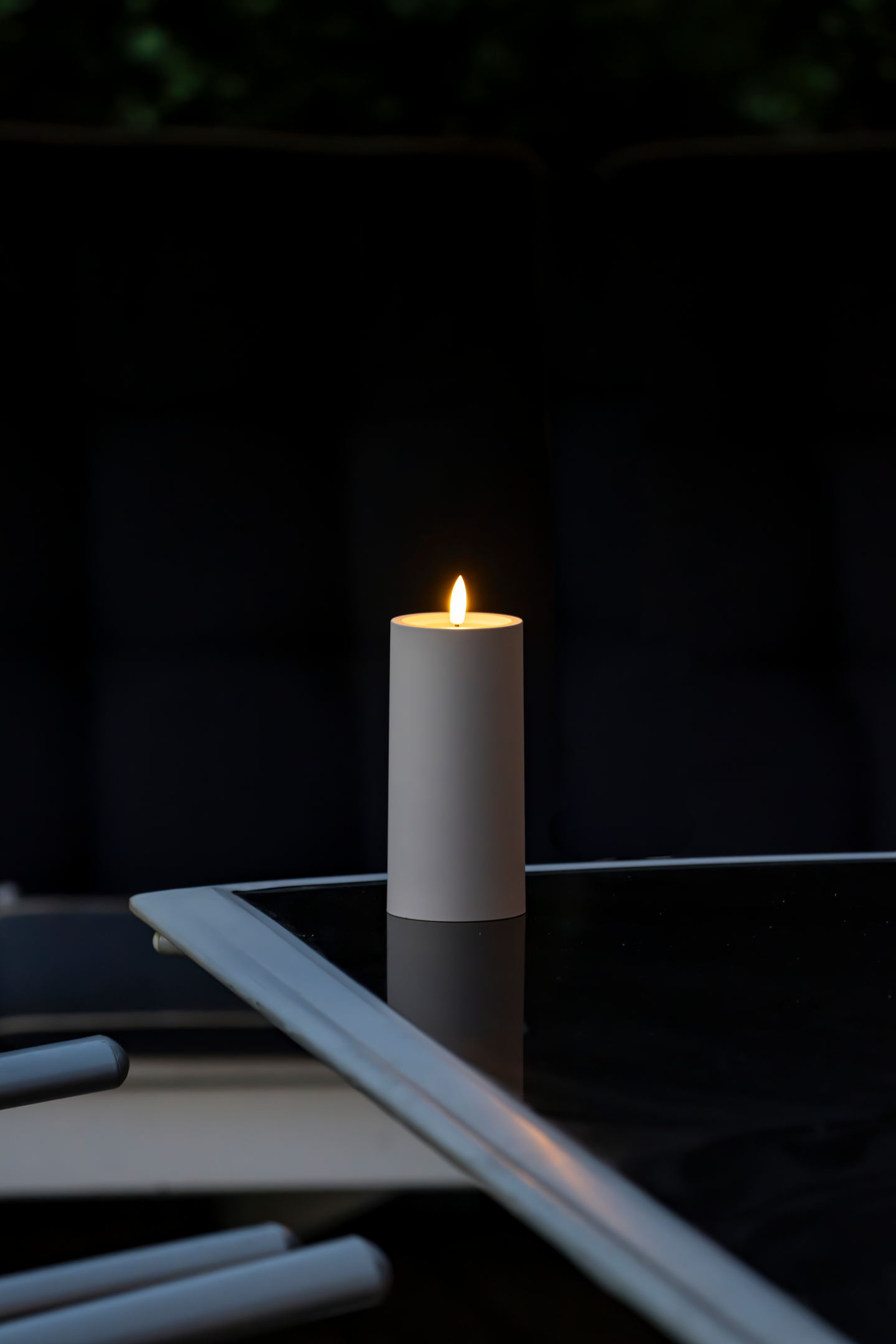 Led kynttilä Konstsmide Beige 15cm IP44