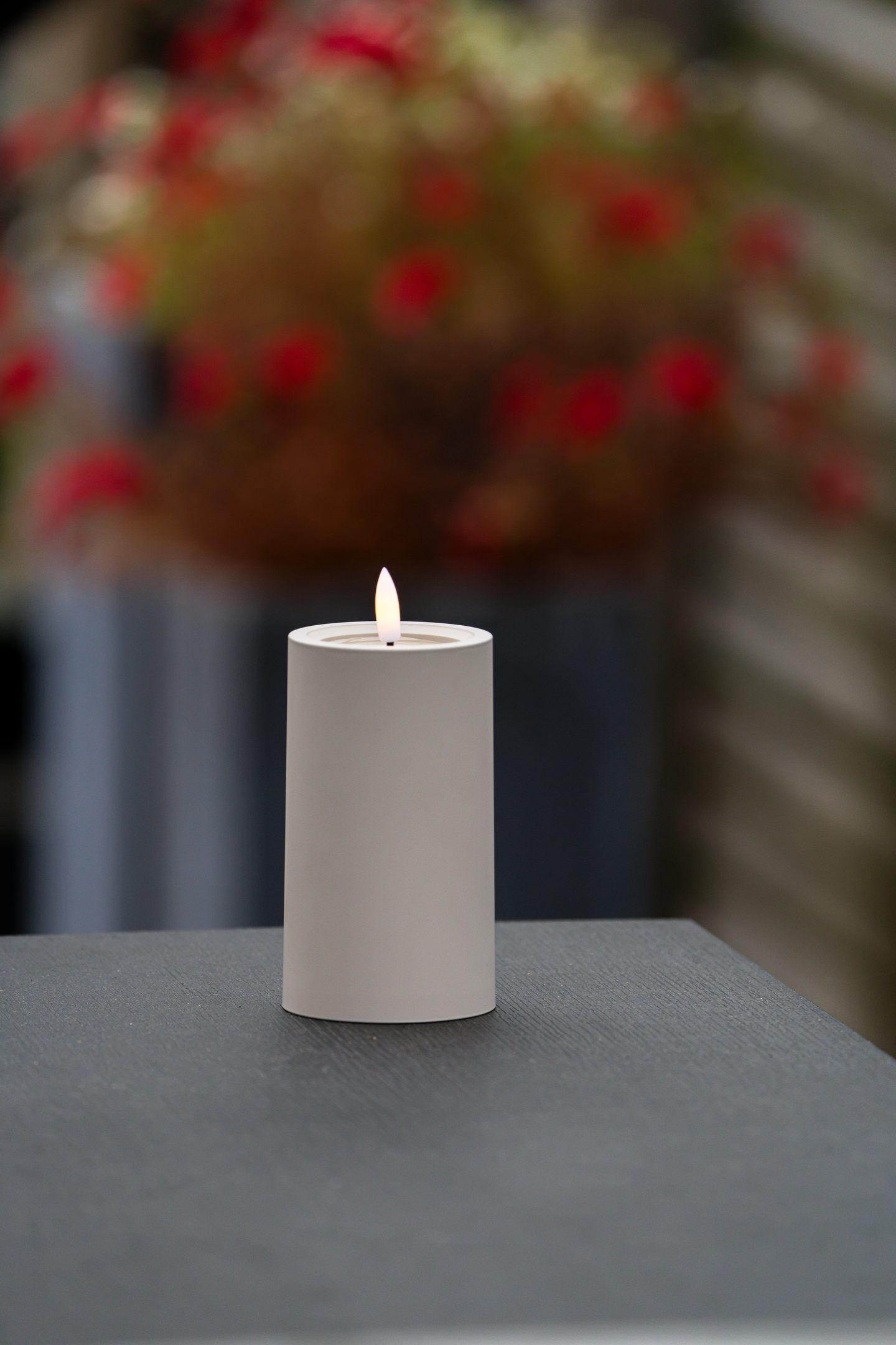 Led kynttilä Konstsmide Beige 12cm IP44