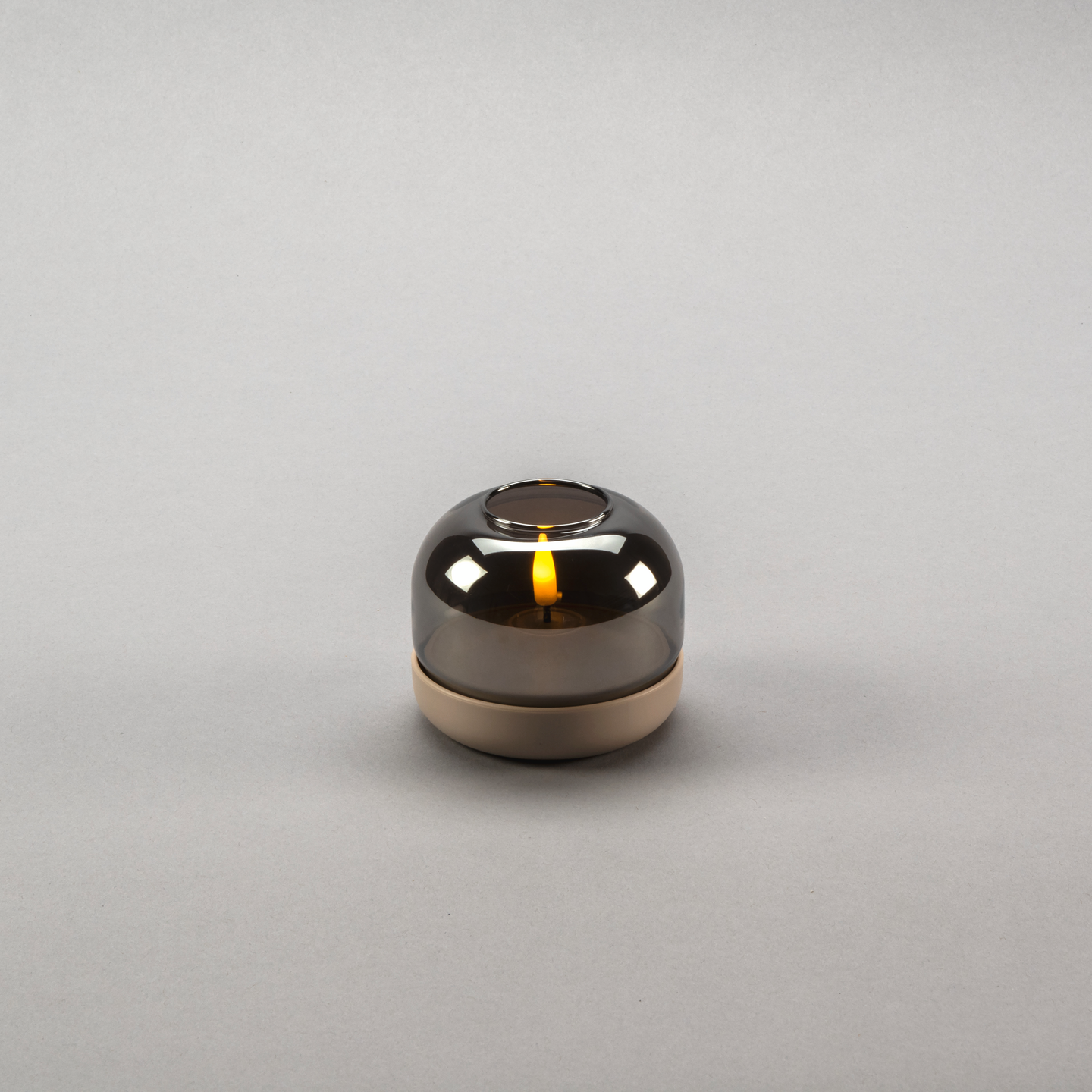 Led-lasilyhty Konstsmide 7,5x8,5cm beige