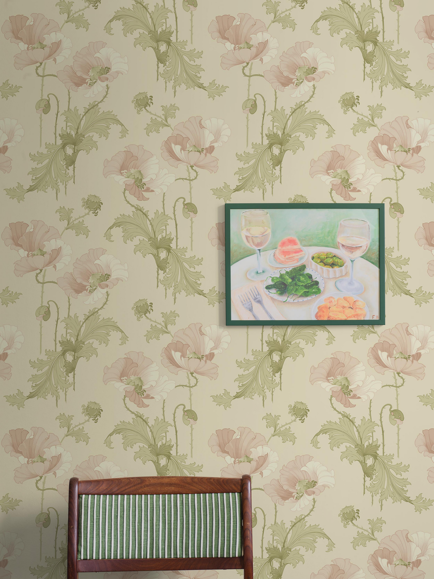 Kuitutapetti Boråstapeter Anno II 8093 Vallmo 10,05m