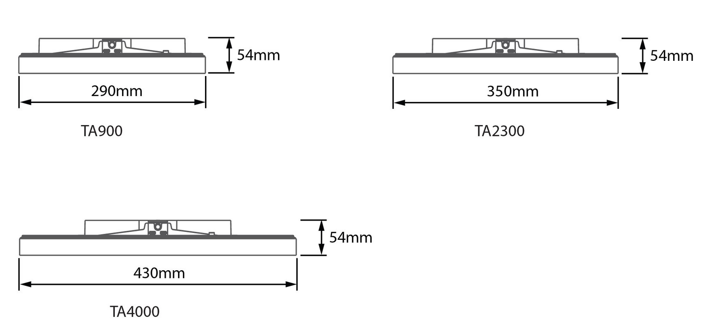 Yleisvalaisin Ensto Taika IP40 Va 20w 827/830/840