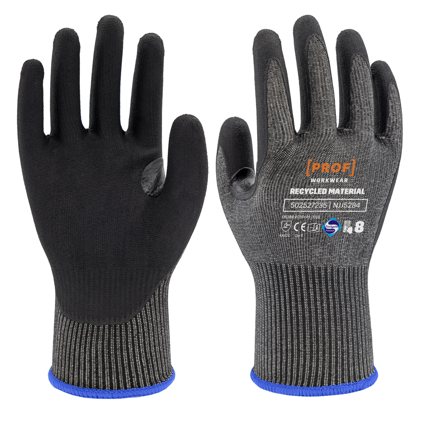 SKÄRSKYDDSHANDSKE PROF 8 RECYC CUT C