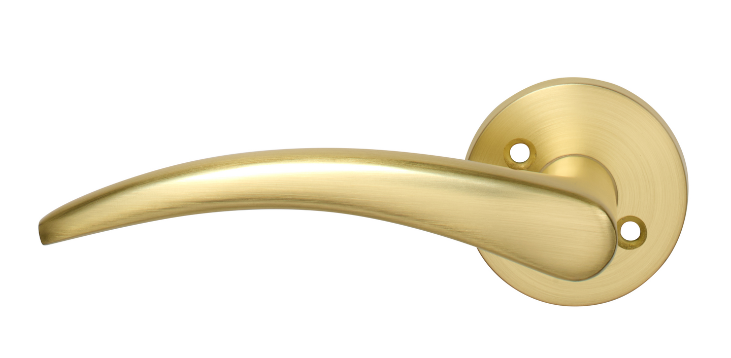 Sisäovenpainike Cello Wave harjattu messinki