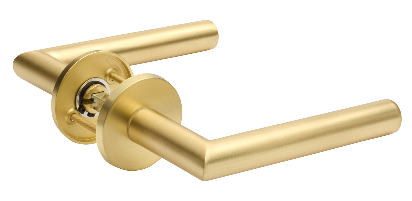 Sisäovenpainike Cello Ask harjattu messinki