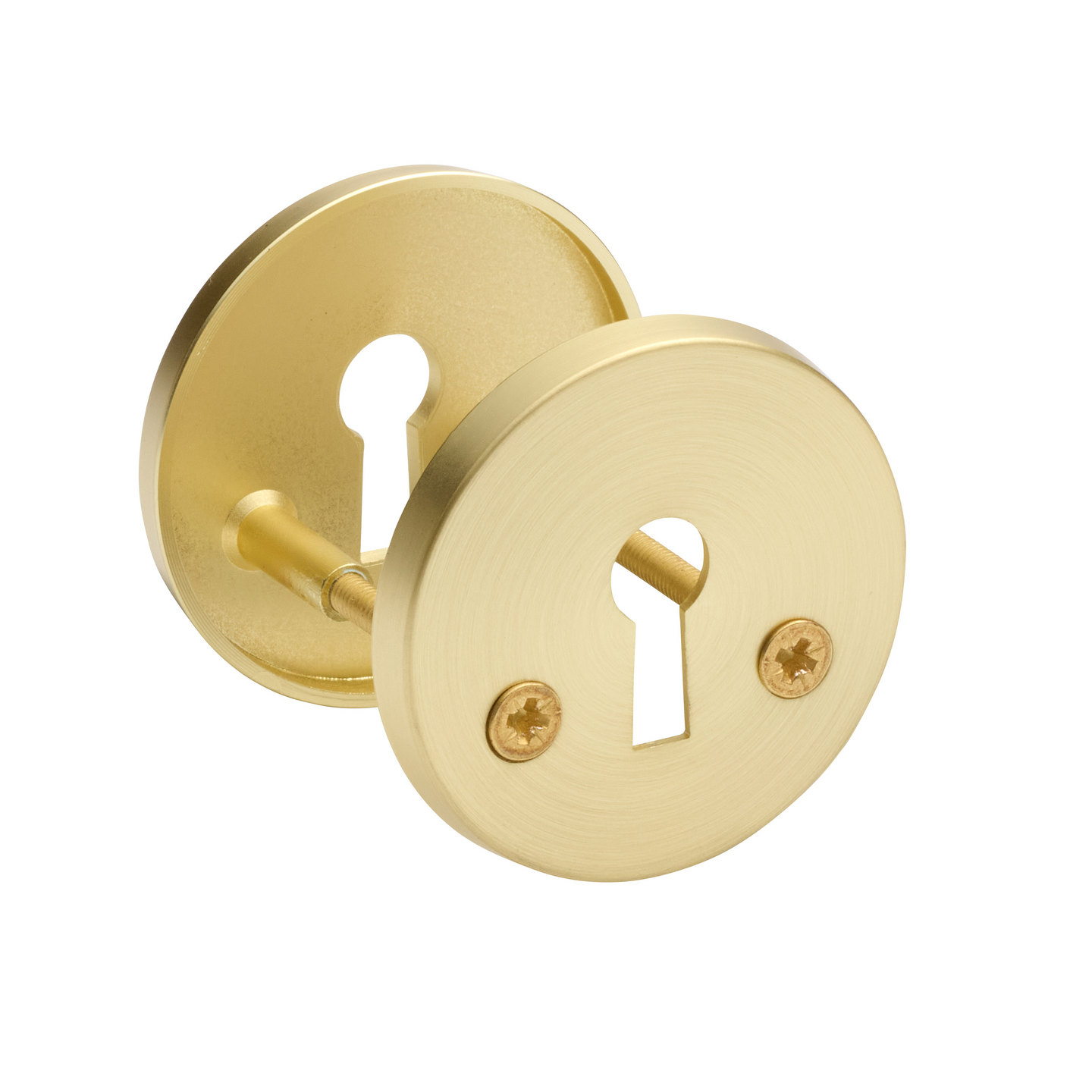 Avainkilpi Cello Dot harjattu messinki