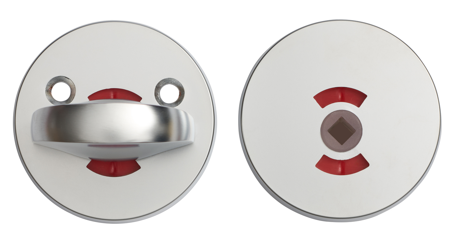 Wc-vääntönuppi Cello Dot mattakromi