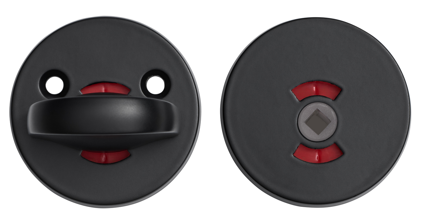 Wc-vääntönuppi Cello Dot mattamusta