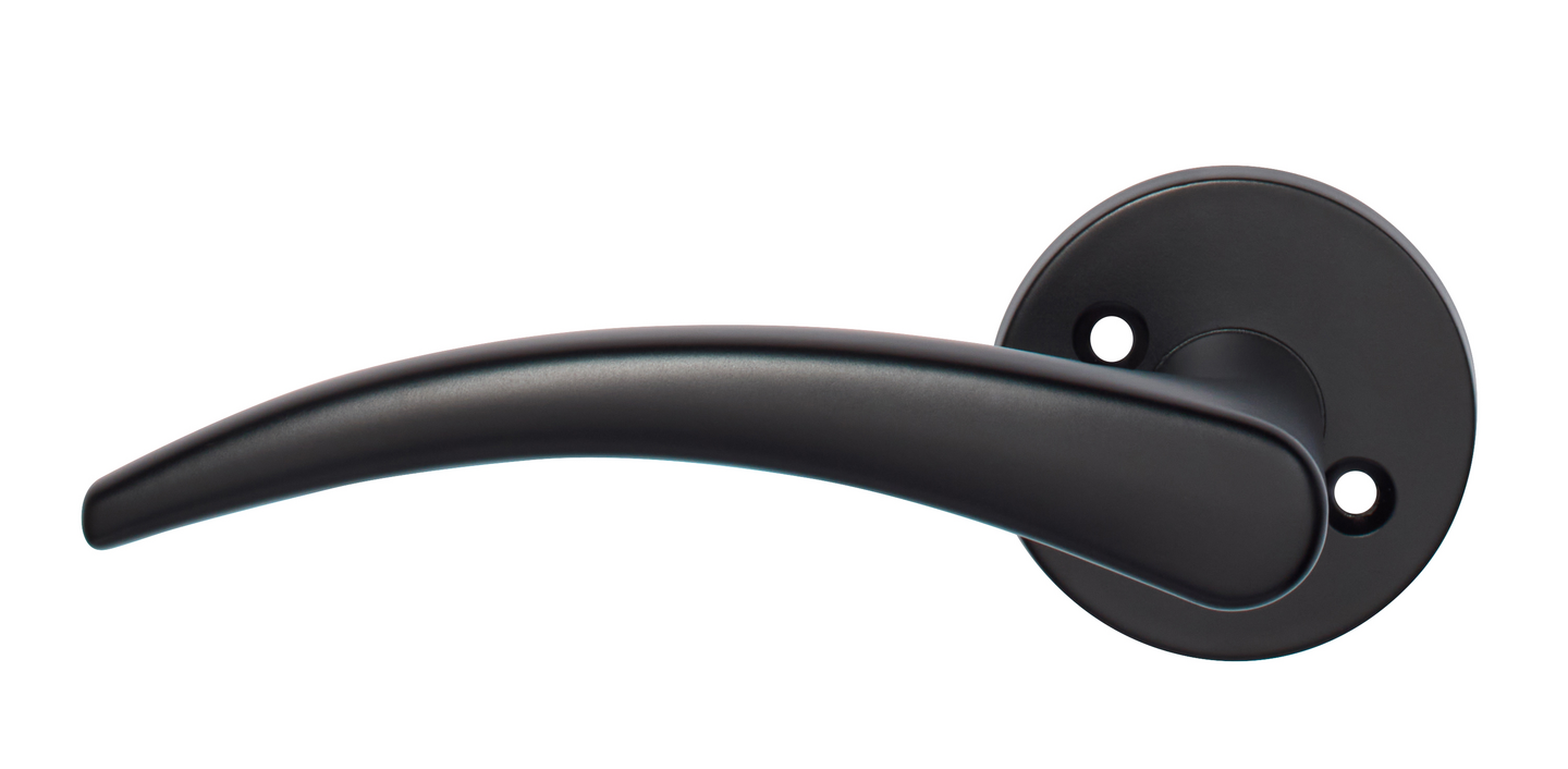 Sisäovenpainike Cello Wave mattamusta