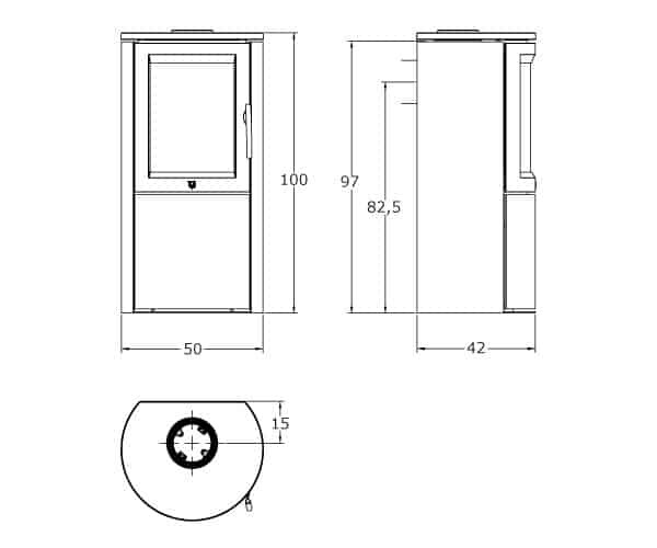 Valmistakka Varde Aura 1 musta