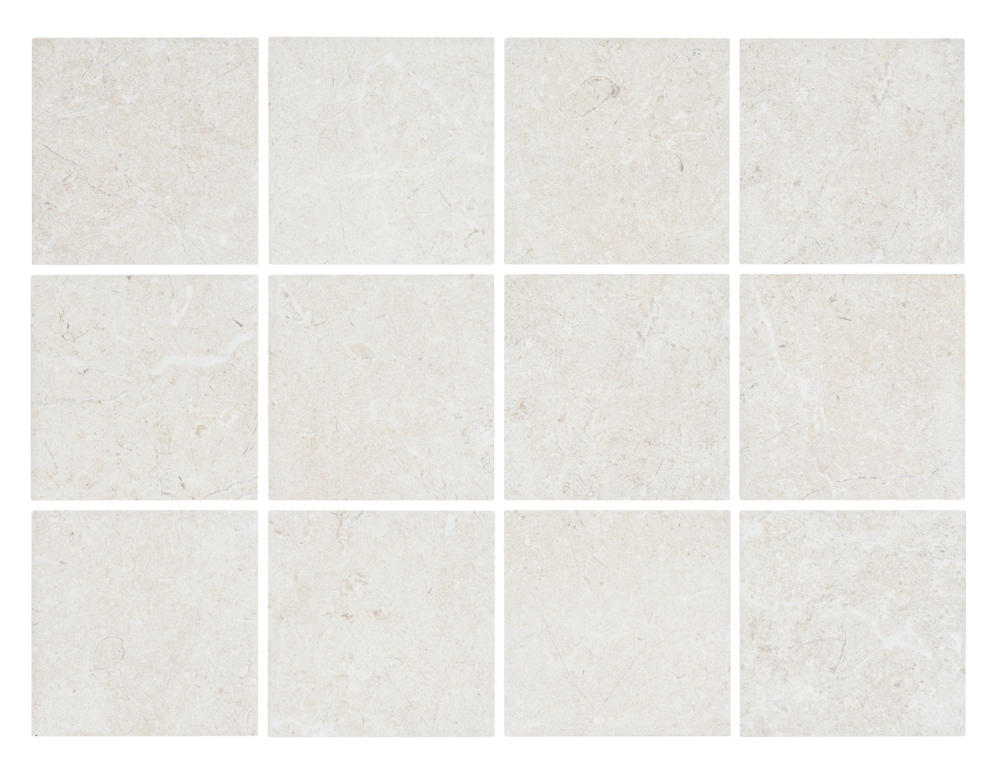 Lattialaatta Limestone 10x10 Ivory 1m²