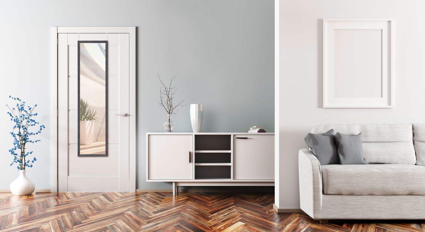 Peili M&M Bea 30x120cm musta oviripustuksella