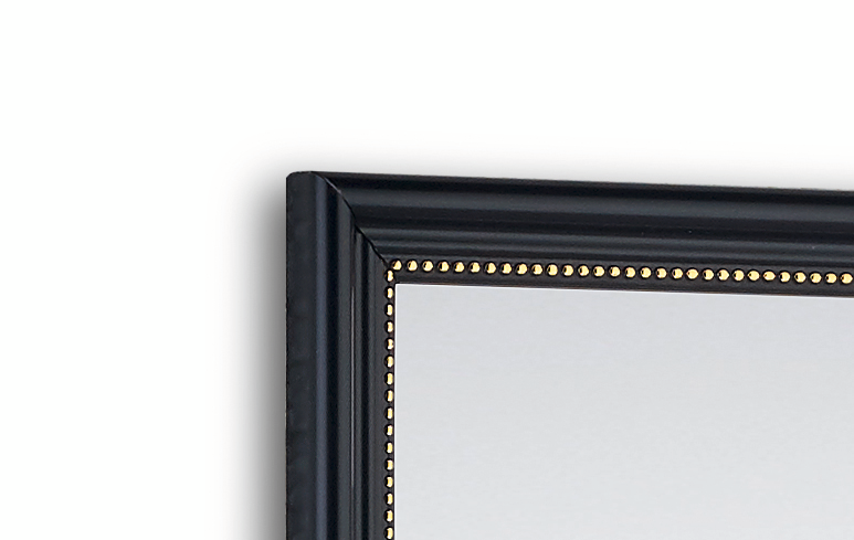 Peili M&M Nadine 34x125cm musta/kulta