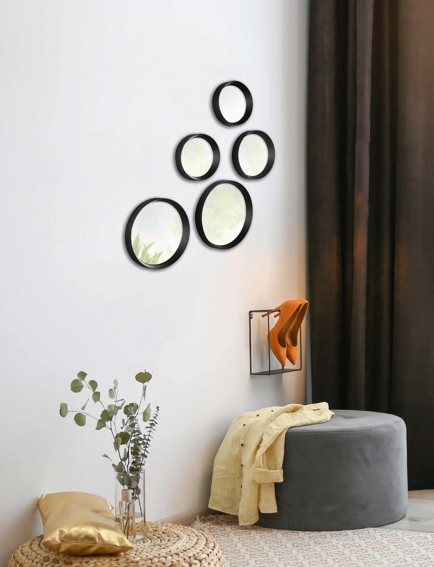 Peilisetti M&M Lia 5-pack musta