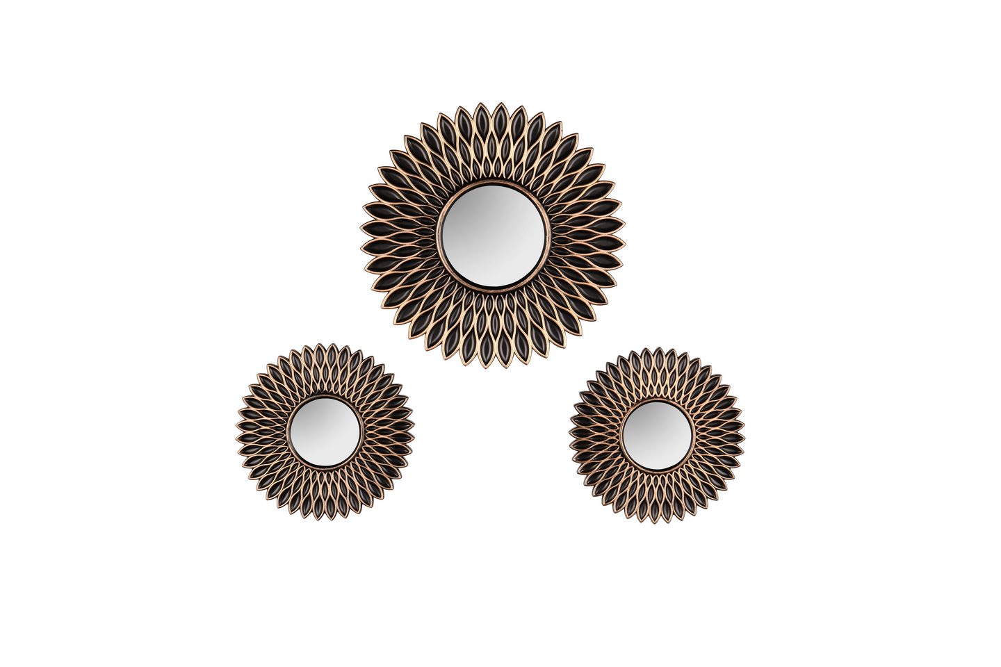 Peilisetti M&M Amanda 3-pack musta/kulta