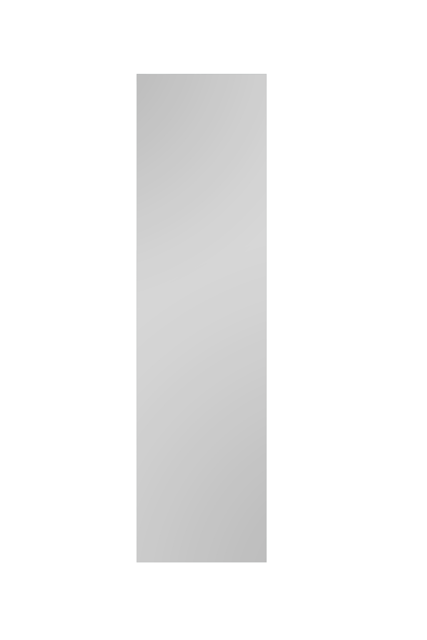 Peili M&M Ricarda 39x140cm peililasi