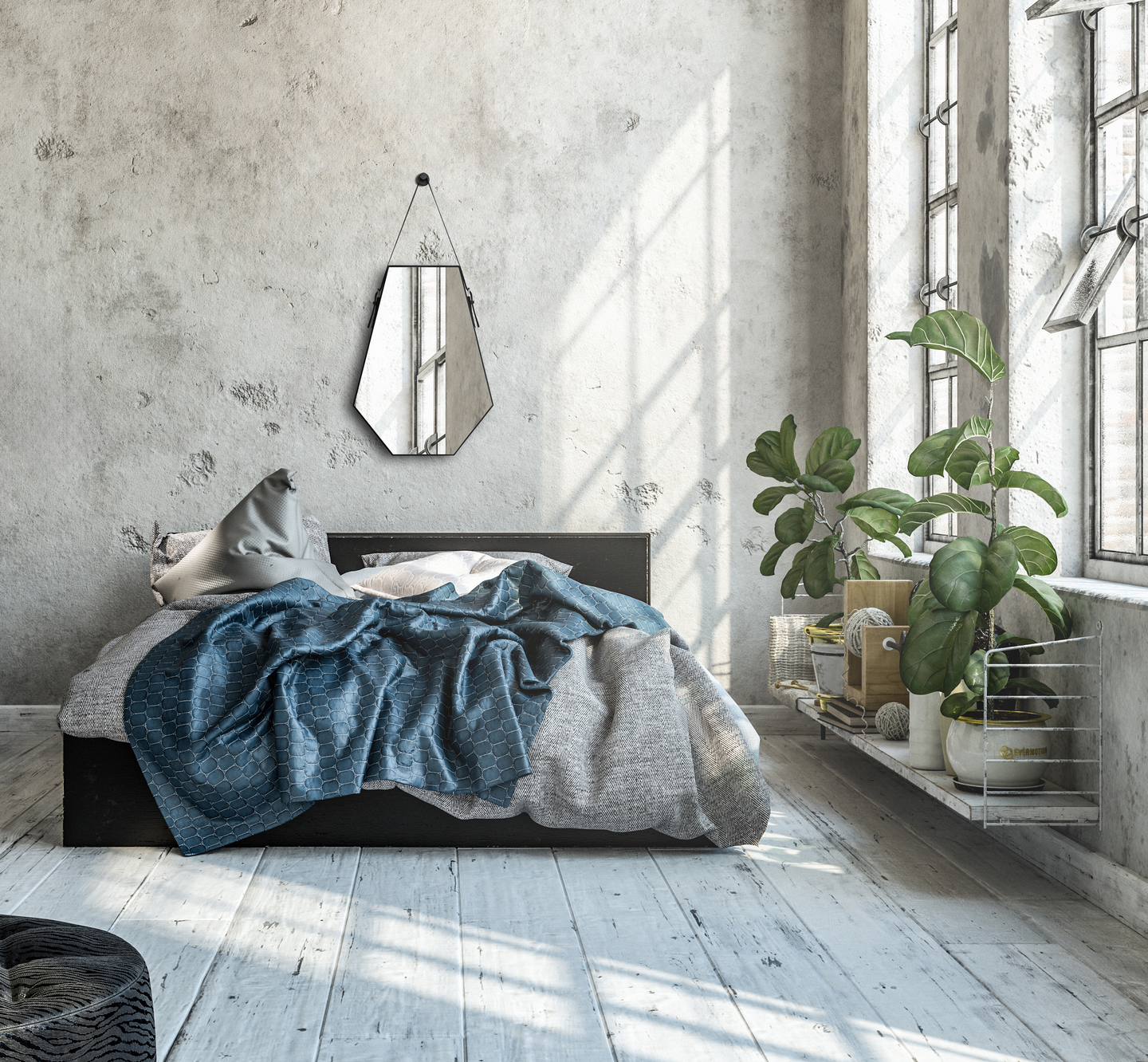 Peili M&M Emma 48x66cm musta