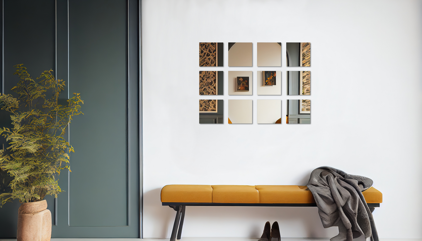 Peilisetti M&M Larissa 12-pack 15x15cm peililasi