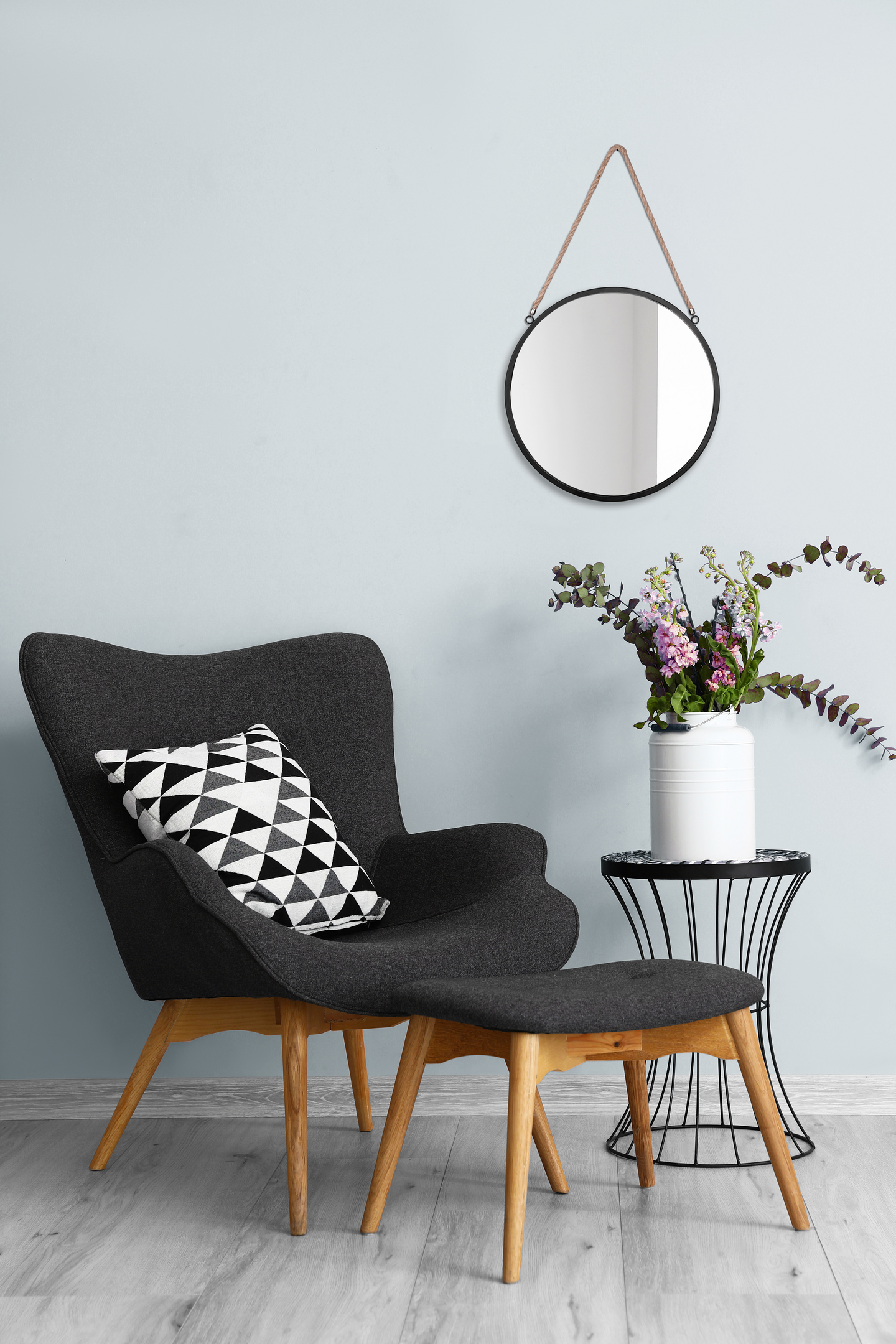 Peili M&M Nina 40cm musta narulla