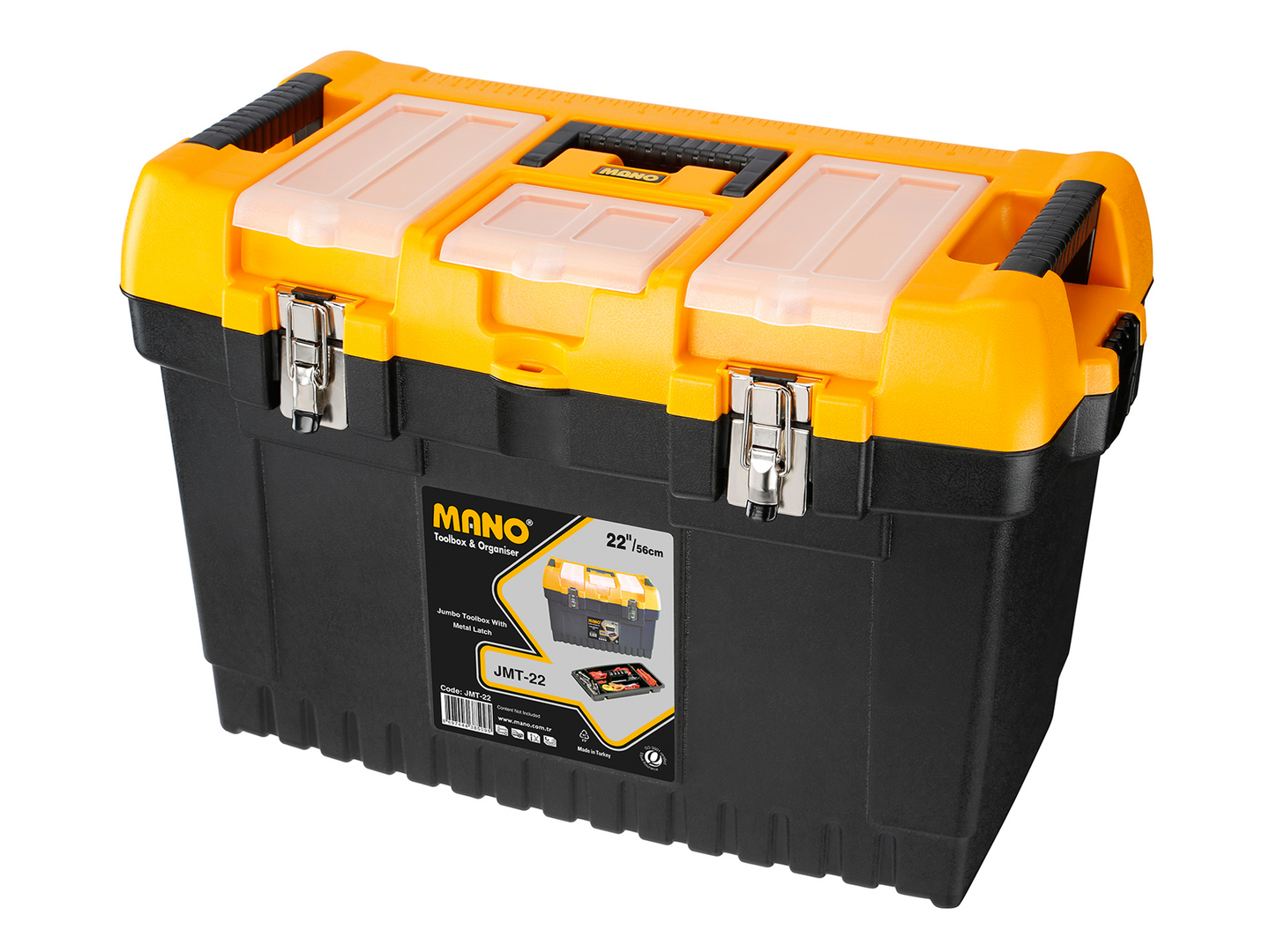 Työkalupakki Mano Pro korkea metallilukoilla 3 lokerikkoa 22"
