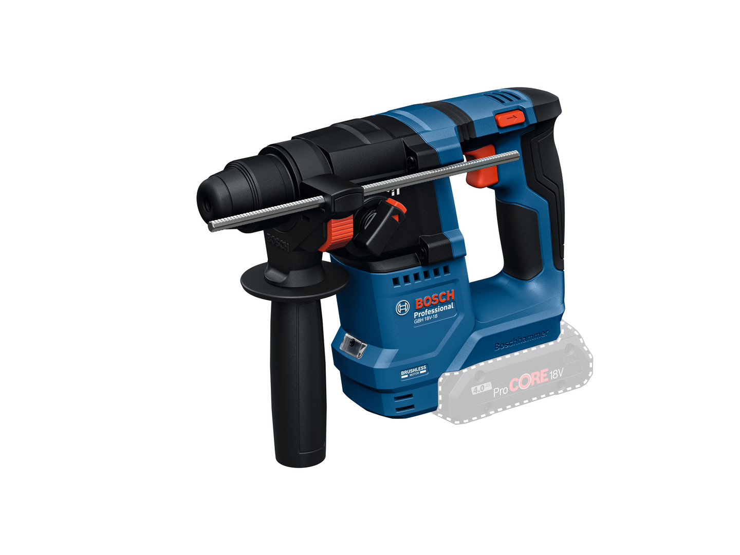 Akkuporavasara Bosch GBH 18V-18 Solo