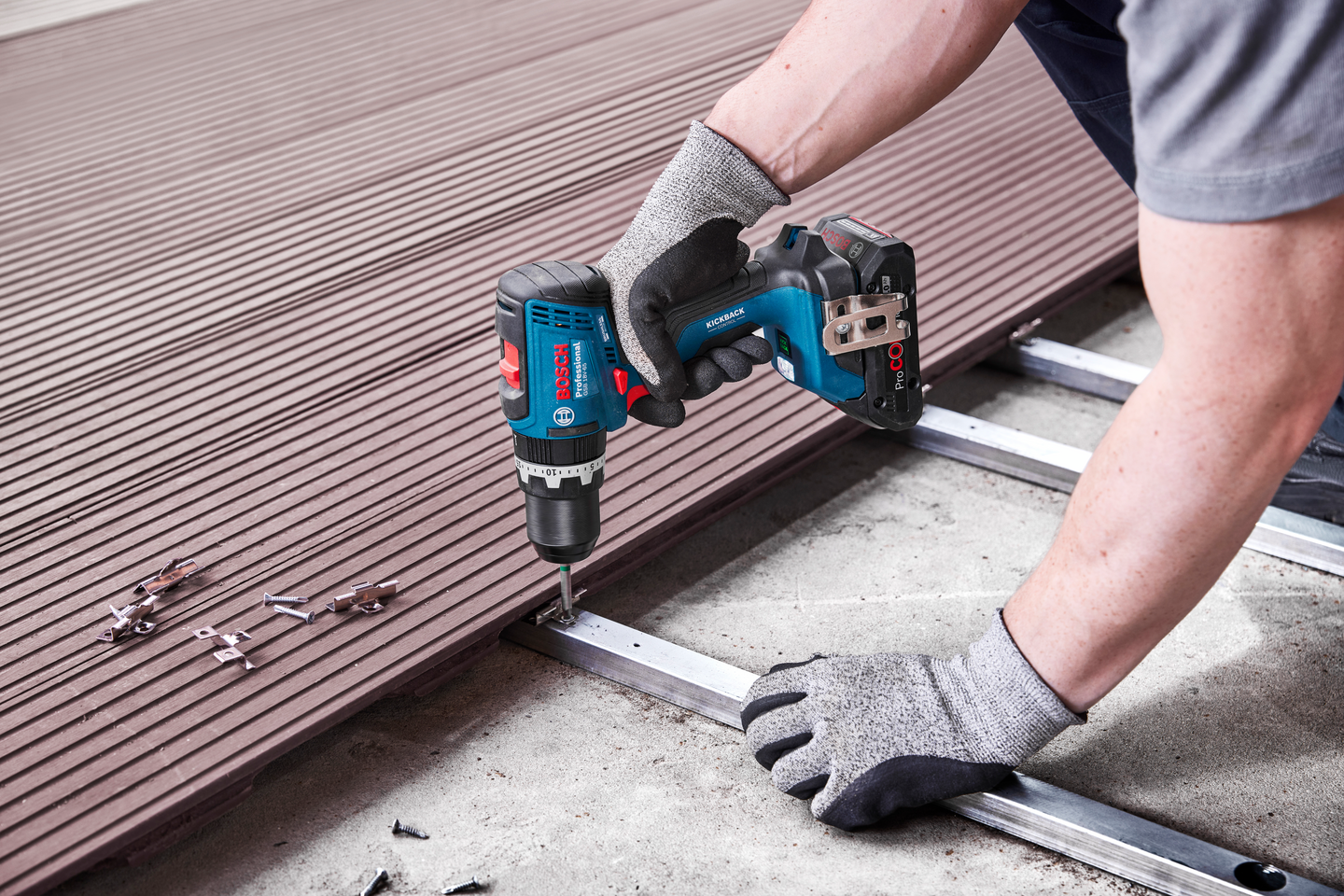 Akkuiskuporakone Bosch GSB 18V-65 2x2,0Ah L-Case