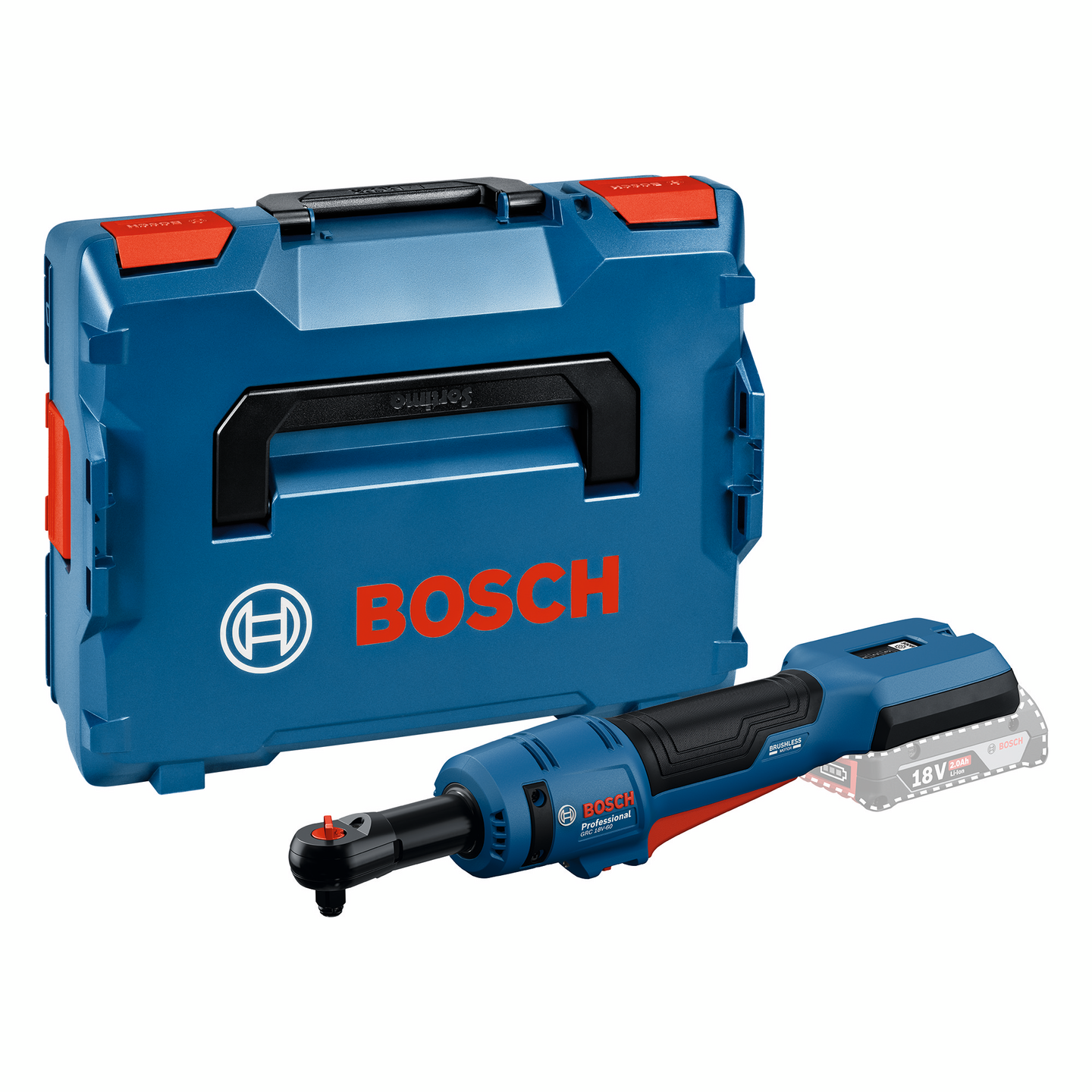 Akkuräikkäväännin Bosch GRC 18V-60 Solo L-Boxx