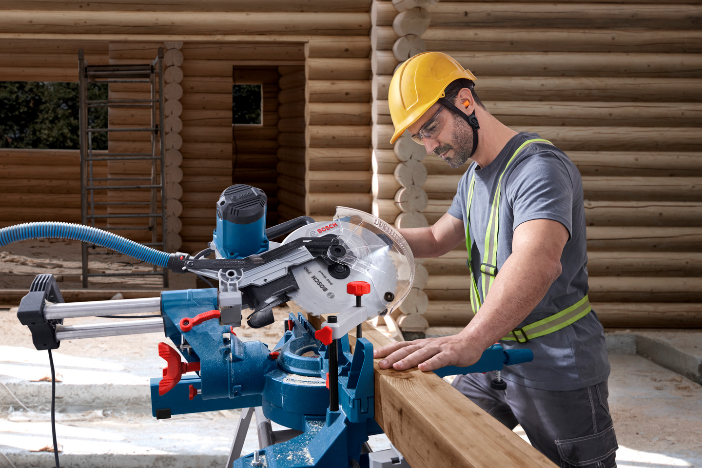 Katkaisu- ja jiirisaha Bosch GCM 340-305 D