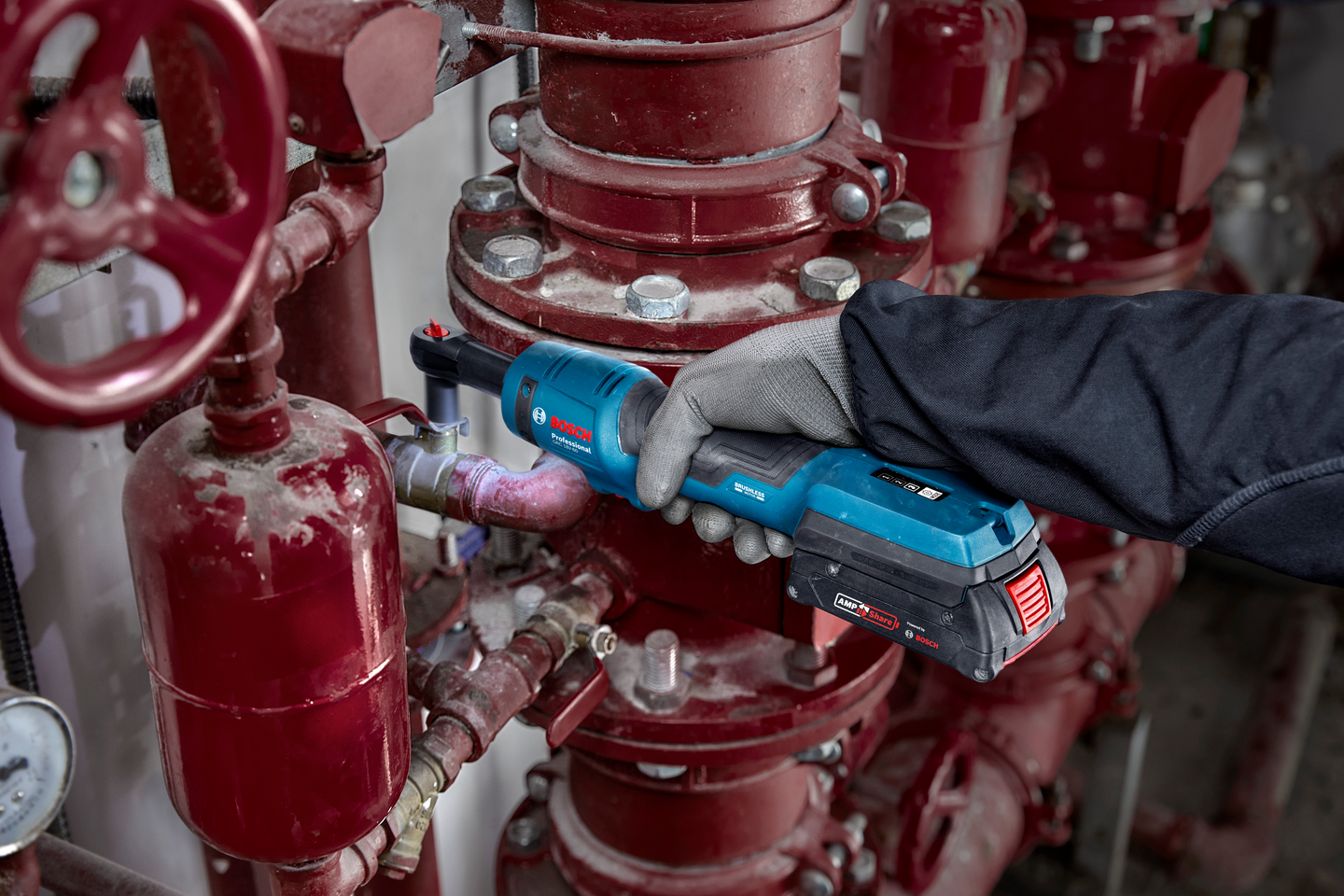 Akkuräikkäväännin Bosch GRC 18V-60 2x2,0Ah L-Boxx