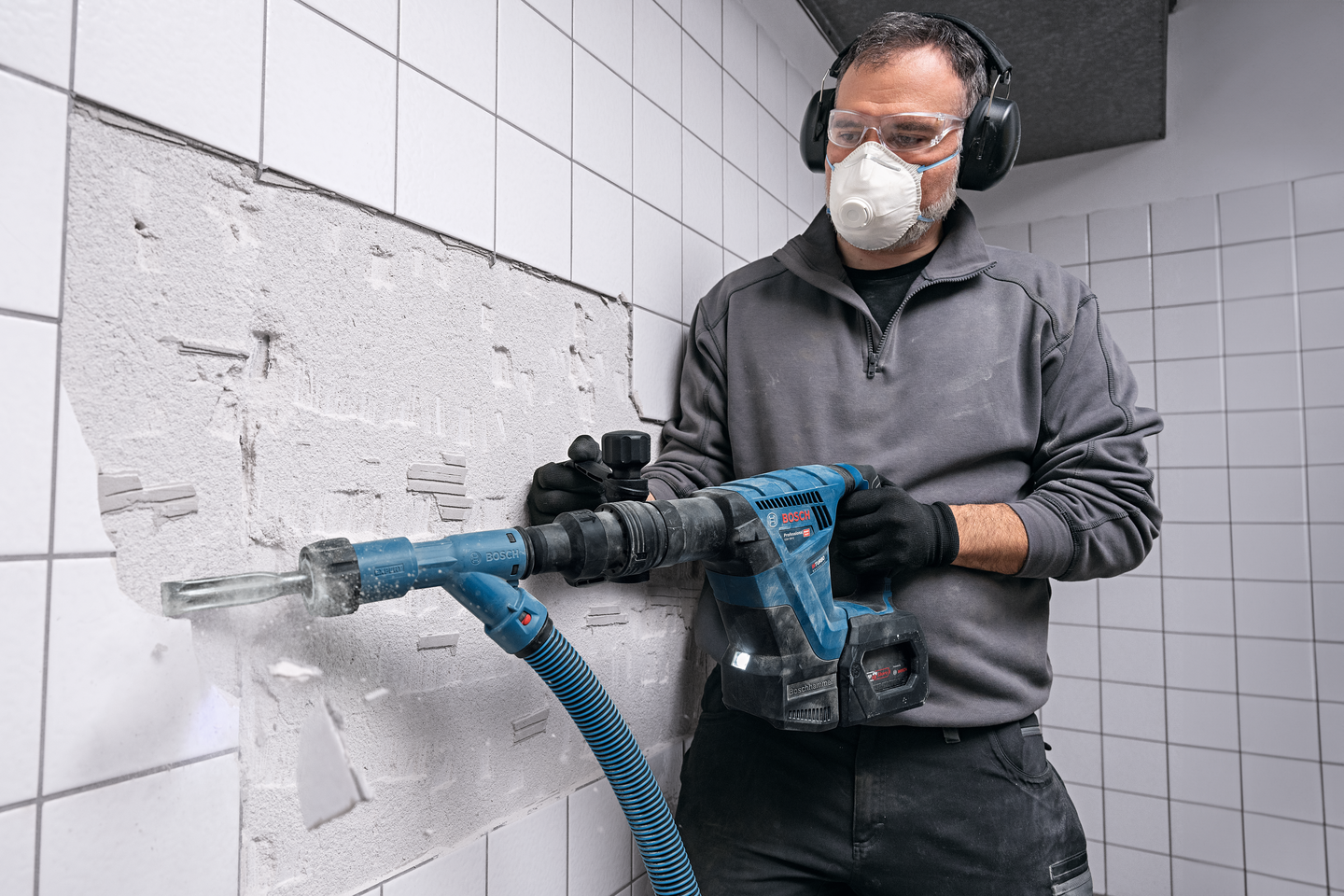 Akkupiikkausvasara Bosch GSH 18V-5 Solo XL-Boxx