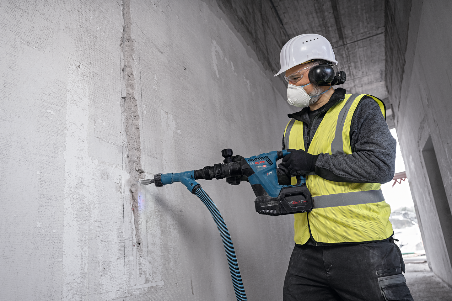 Akkupiikkausvasara Bosch GSH 18V-5 Solo XL-Boxx