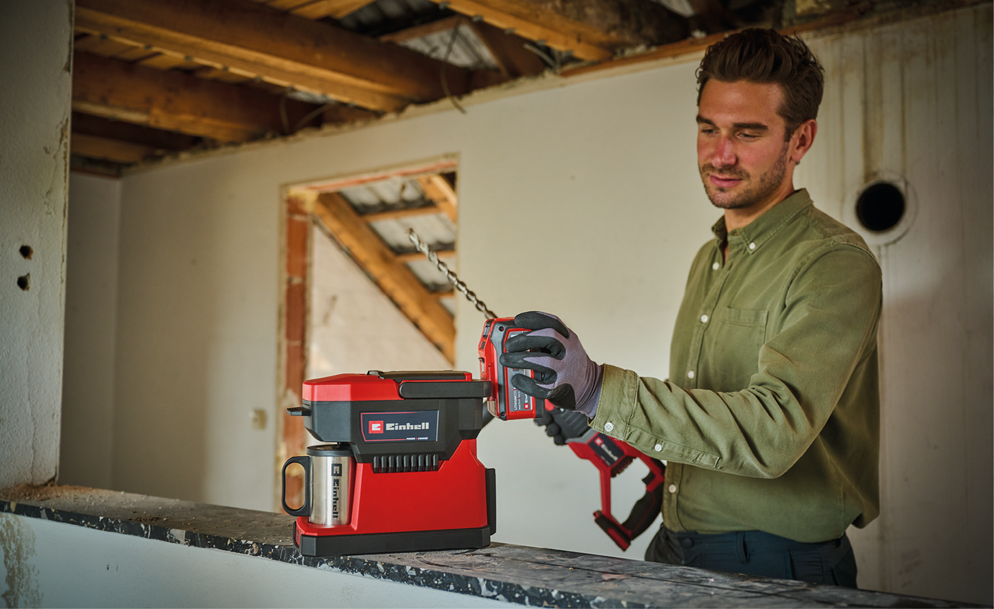 Akkukahvinkeitin Einhell Power X-Change TE-CF 18 Li-Solo